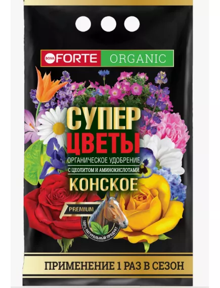 BONA FORTE Бона Форте Супер Цветы конское премиум  2 кг